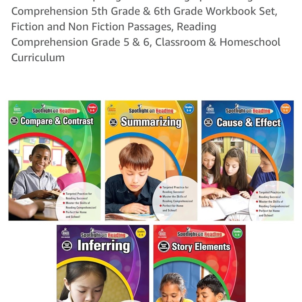 Spotlight on Reading Workbook Set